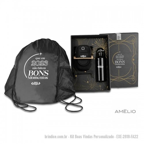 Kit Boas Vindas Personalizado Exe Fa Am Lio Gourmet